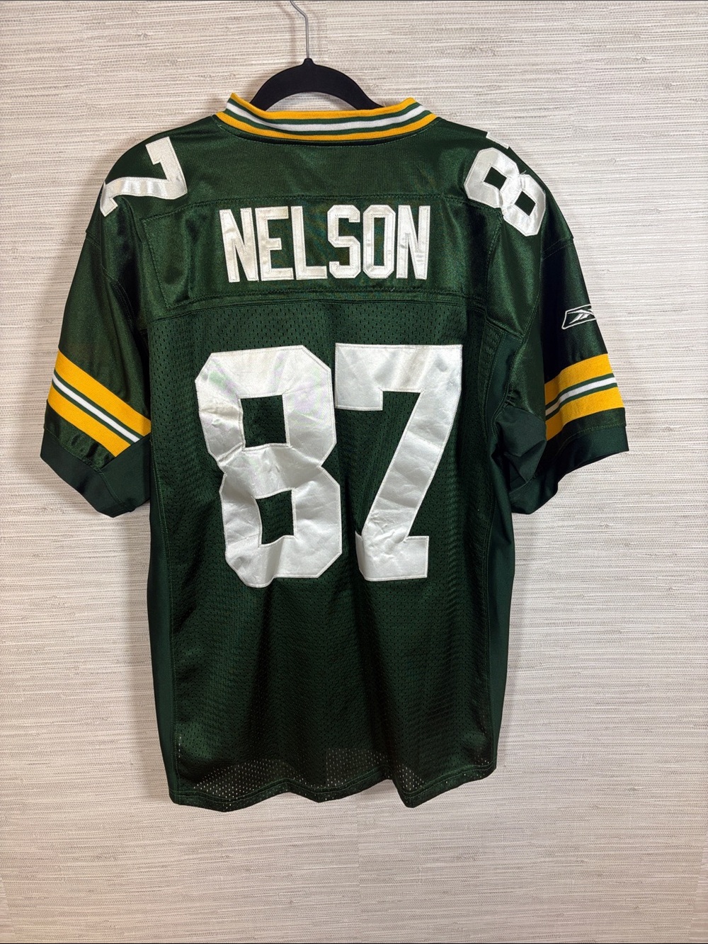 Reebok Green Bay #87 Jordy Nelson Football Jersey